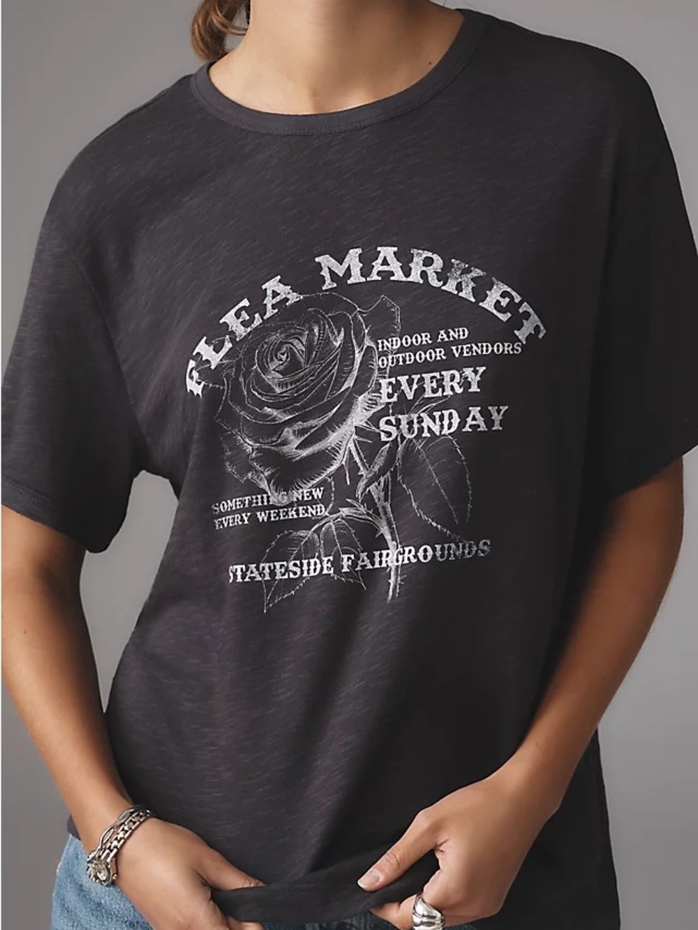 Nwot Flea Market Graphic Tee